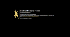 Desktop Screenshot of forum.festival-mediaval.com