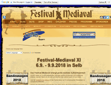 Tablet Screenshot of festival-mediaval.com